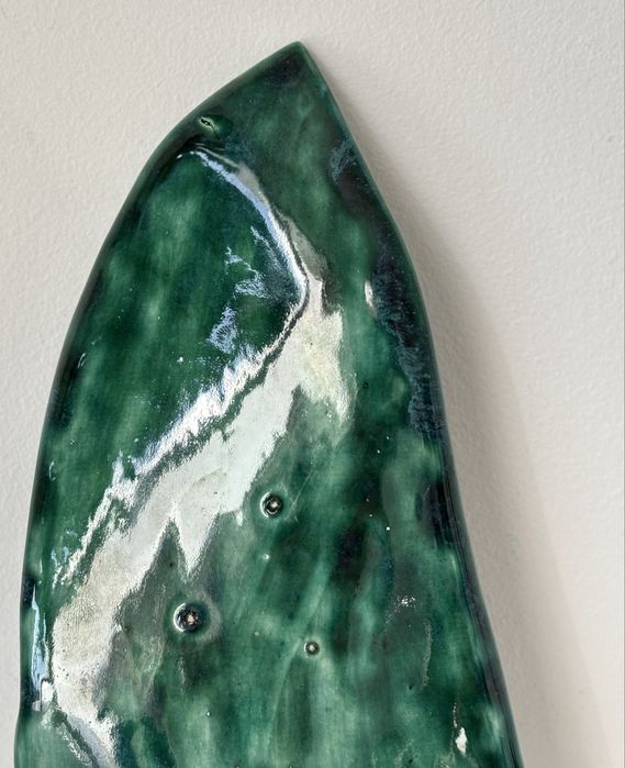 Ceramiczna paterka liść