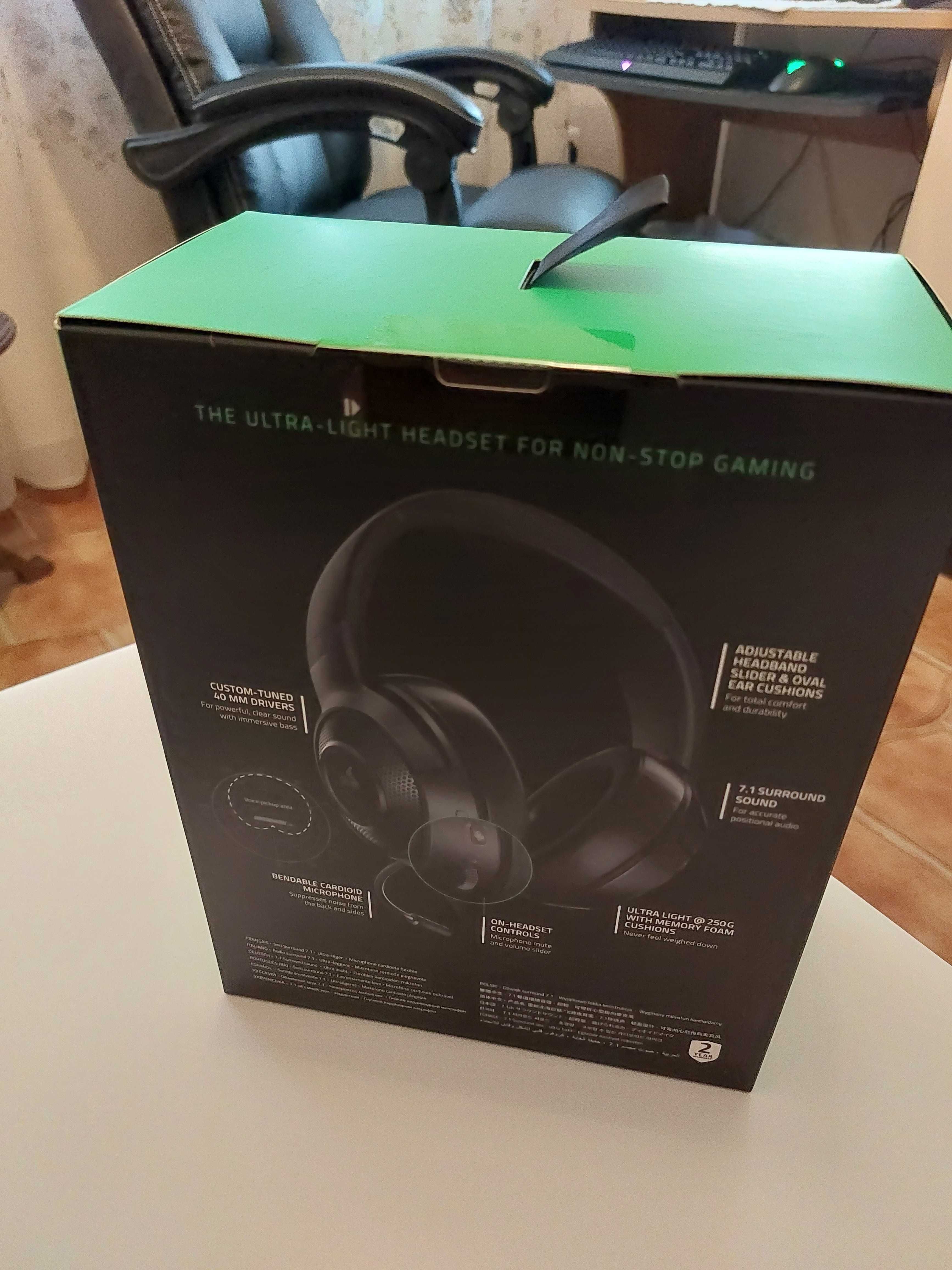 Headphones 7.1 Razer Kraken X novos caixa selada.