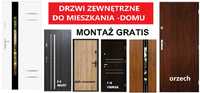 DRZWI zewnętrzne do mieszkania w bloku z montażem-WEJŚCIOWE-