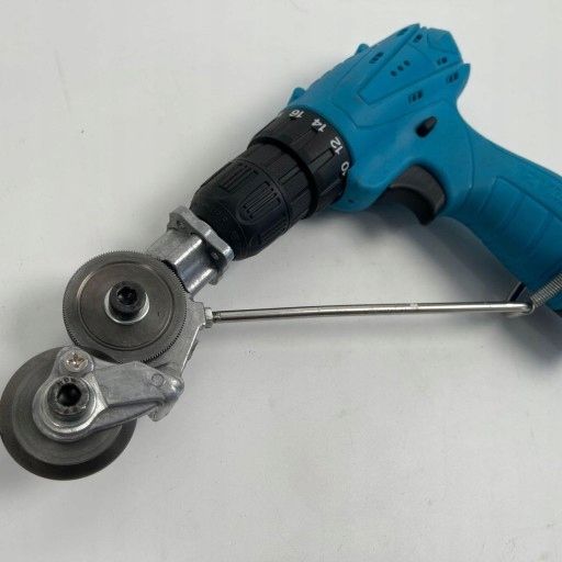 Adapter Do Cięcia Blachy Na Wiertarkę Wkrętarkę Uniwersalne Nożyce Do