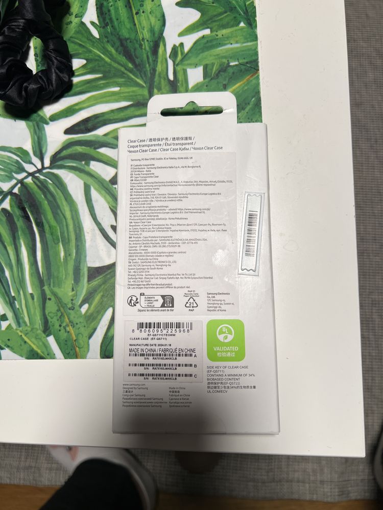 Oryginalne etui przezroczyste do samsunga s23fe