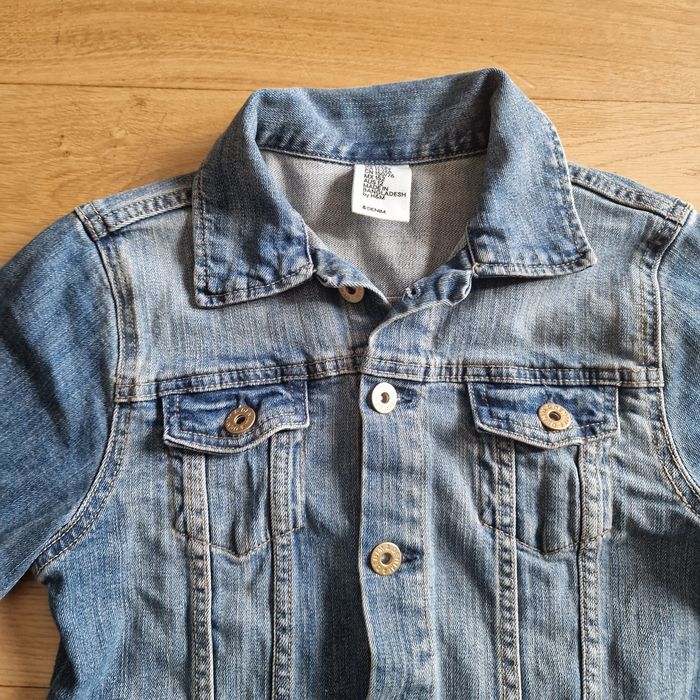 Kurtka dziewczęca jeansowa dżinsowe 152 H&M