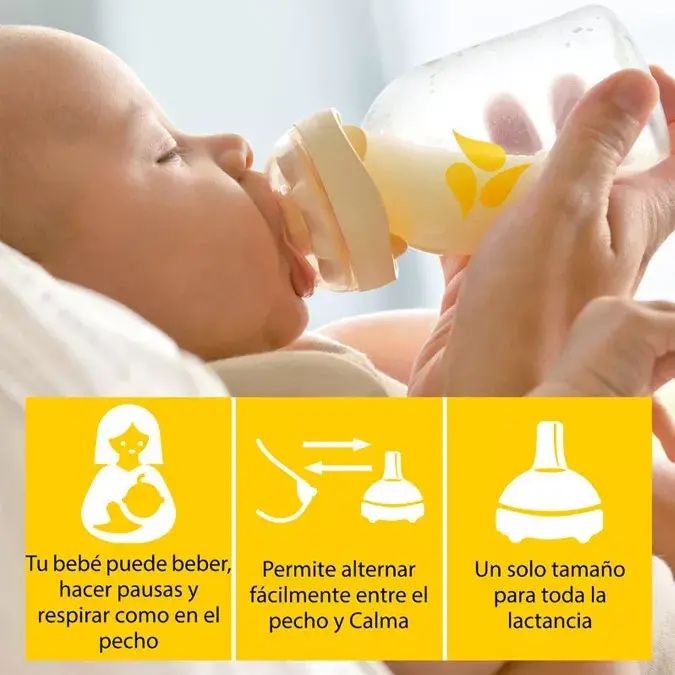 Biberão + Tetina Medela Calma 150ml