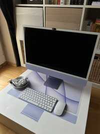 iMac 24’’ 2021 fioletowy 8GB 256 SSD 4.5k display