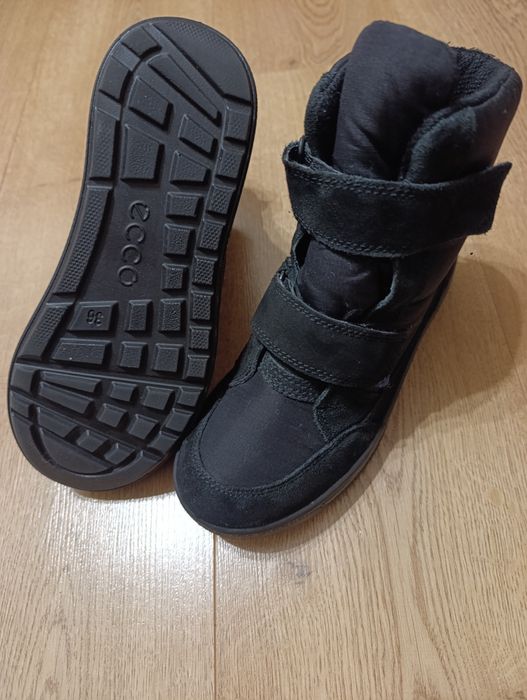 Зимові чобітки Ecco 36 р 23 см зимние ботинки сапоги сапожки экко