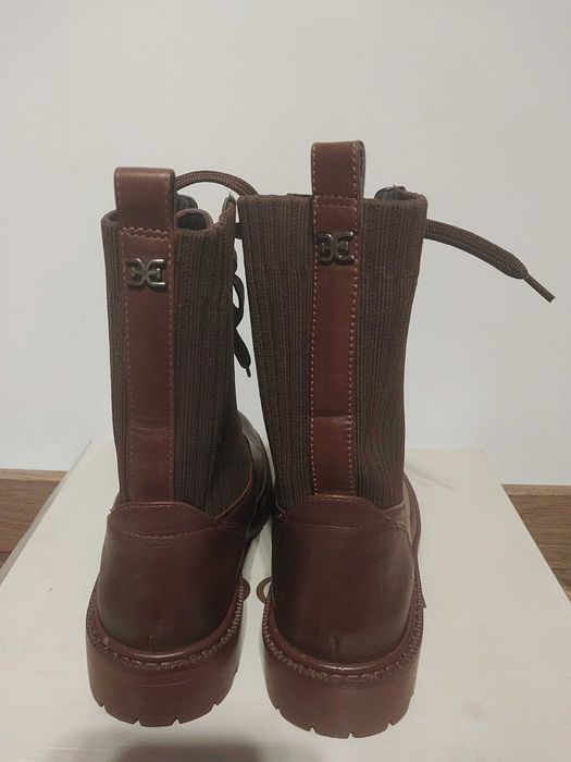 Skórzane botki Sam Edelman