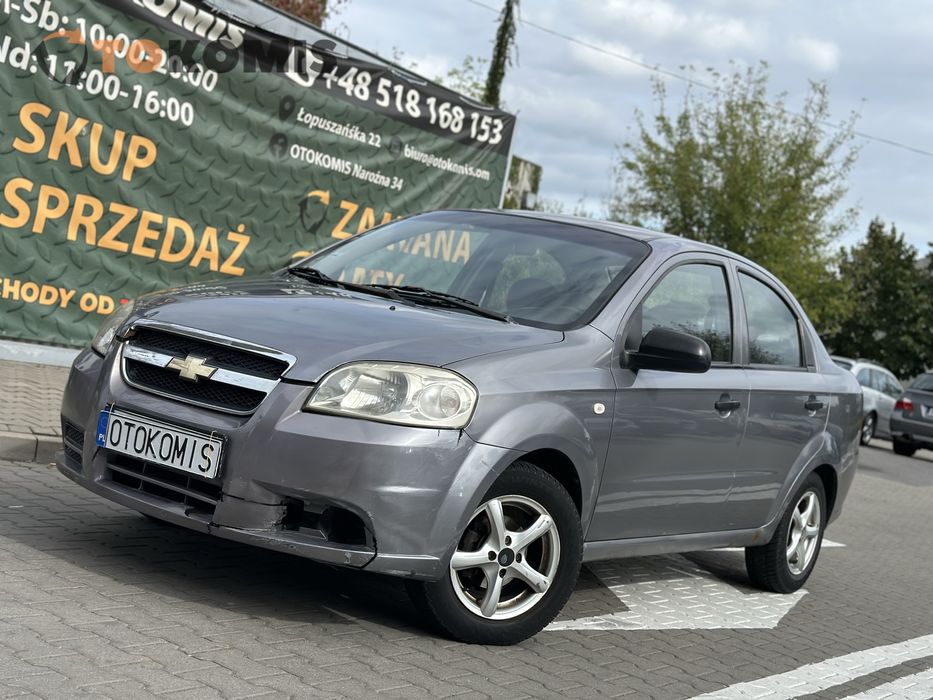 Chevrolet Aveo, 2007 rok 1.4 LPG- Otokomis! Gwarancji!