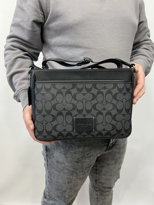 Чоловіча сумка Coach шкіряна