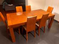 Stół Birmingham i 6 krzeseł - Paged,