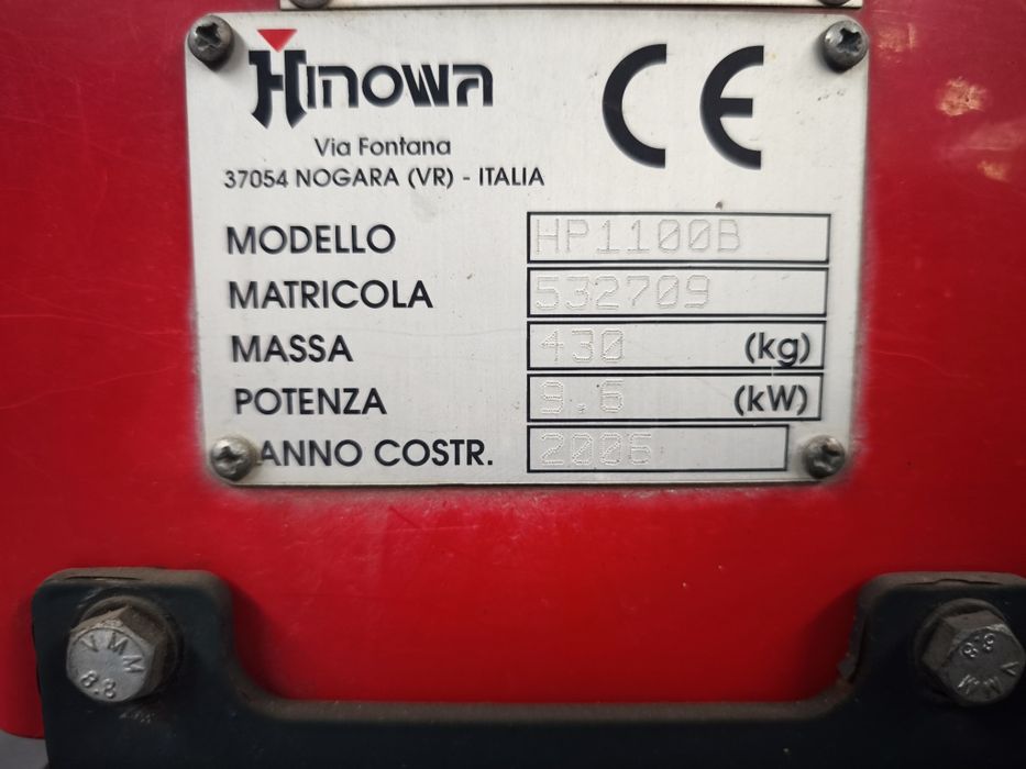 Wozidło miniwywrotka gąsienicowa Hinowa HP 1100