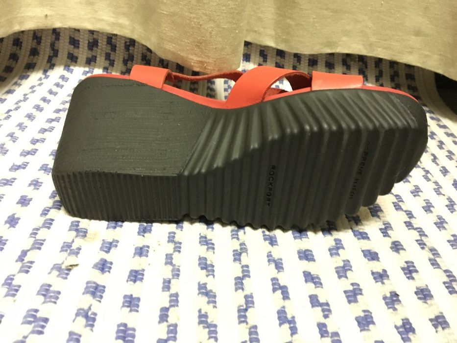 Sandálias Rockport cunha rosa salmão (39) [ULTIMO PREÇO]