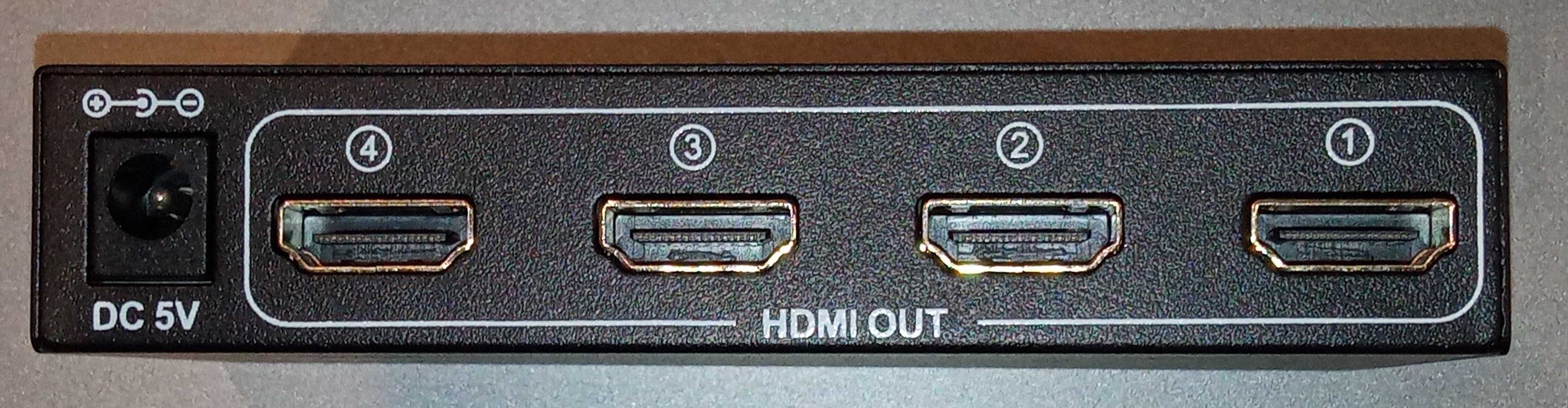 Aktywny rozdzielacz, splitter, sygnału HMDI 1x4