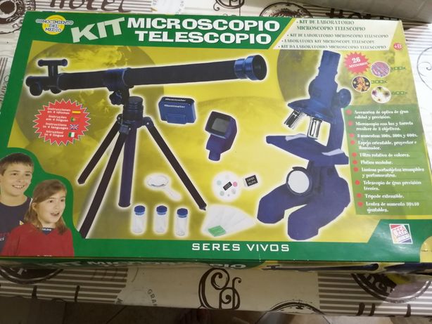 Kit microscopio e telescopio novo