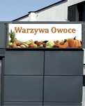 Szyld warzywa owoce