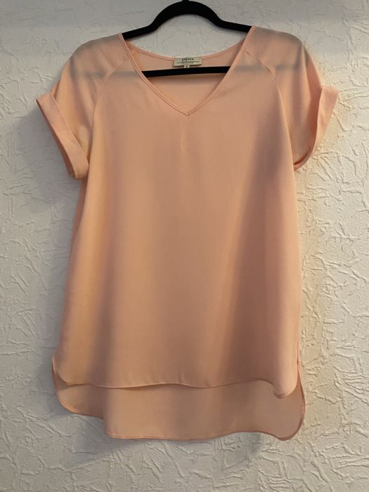 Блуза блузка топ сорочка фудболка пудра ніжна