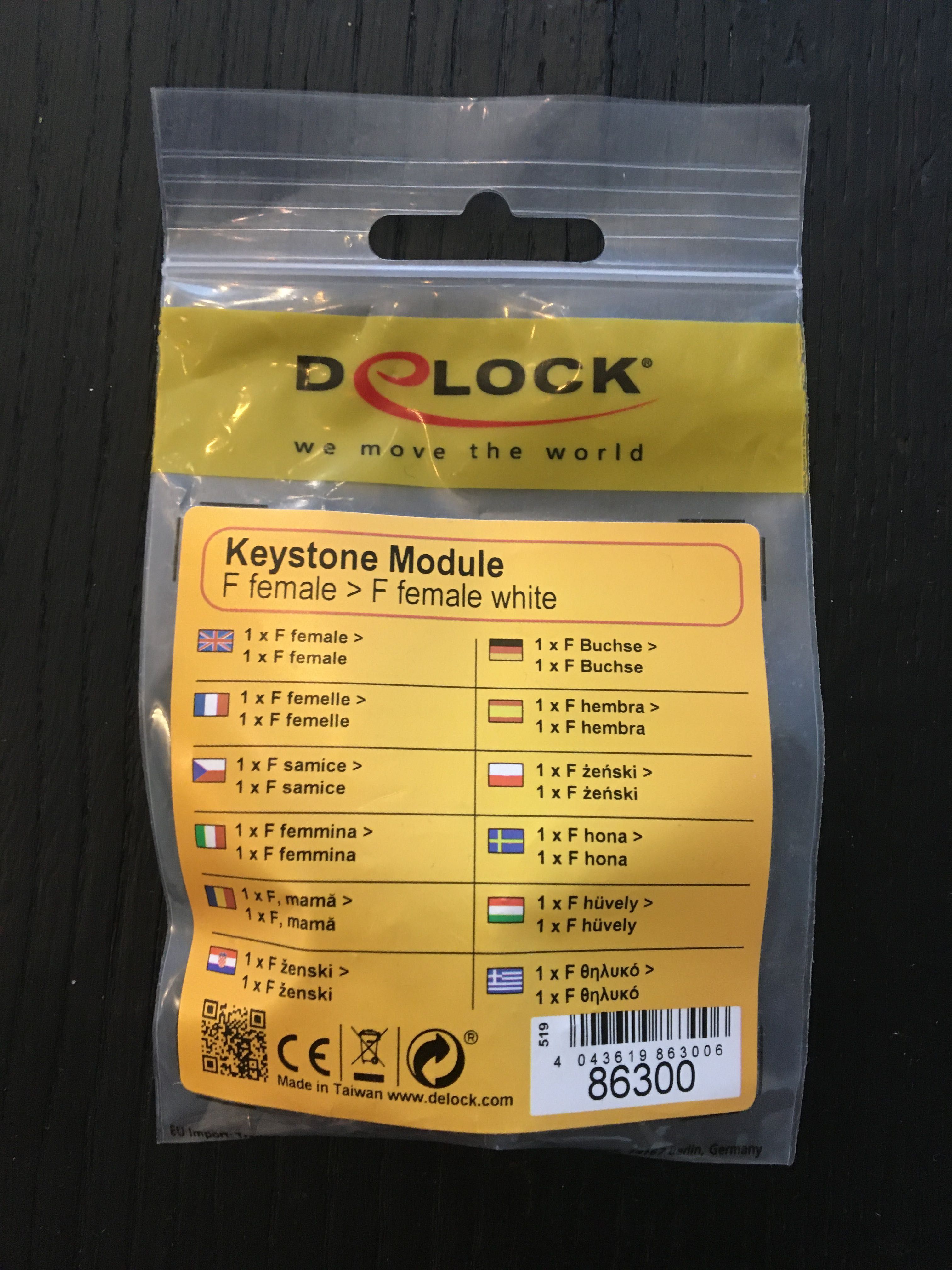 Delock Keystone Module Female White