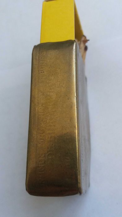 P, starocie różności etui osłonka na pudełko zapałek metal vintage