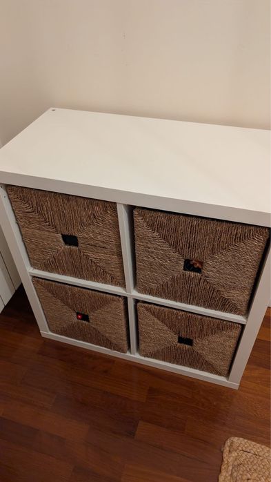 Movel IKea 4 gavetas com caixas