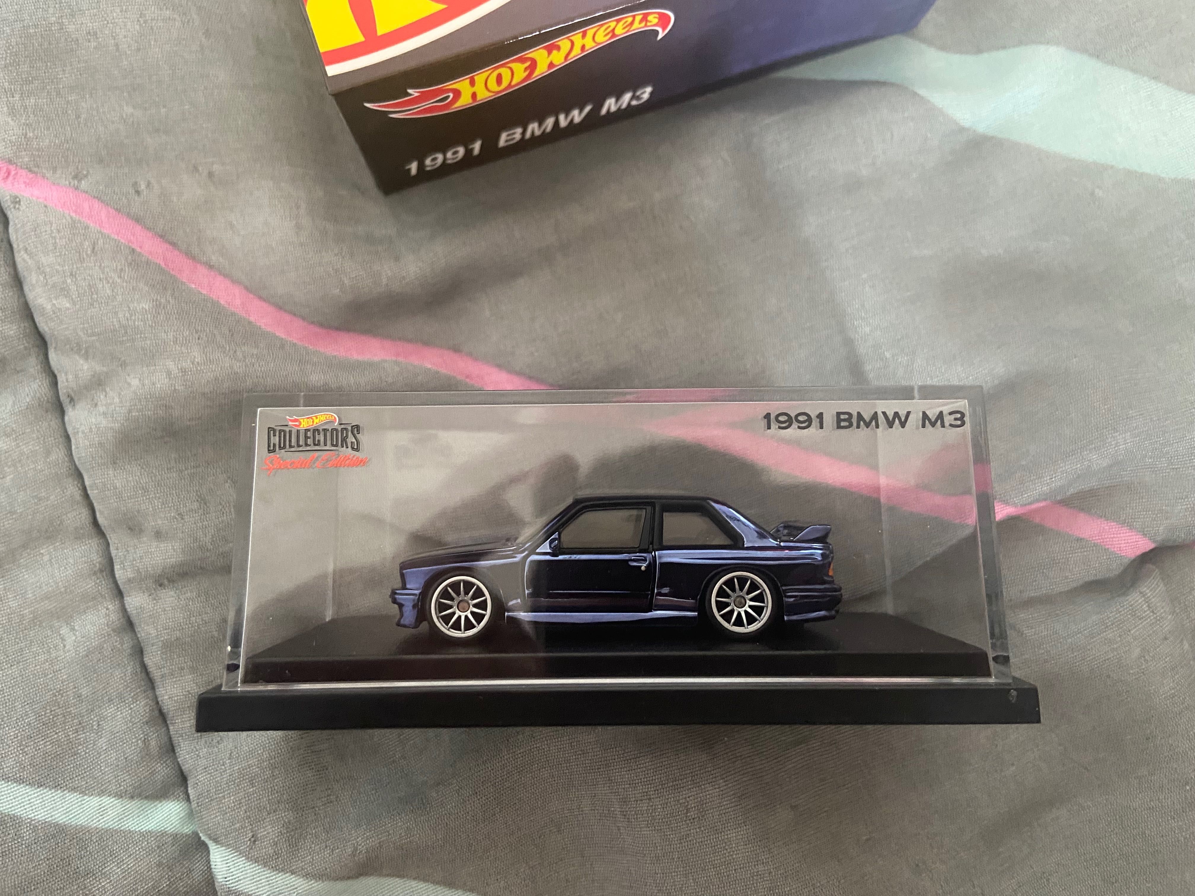 Hot wheels RLC BMW m3 1991 niebieski (e30) numerowany 2022 plomby