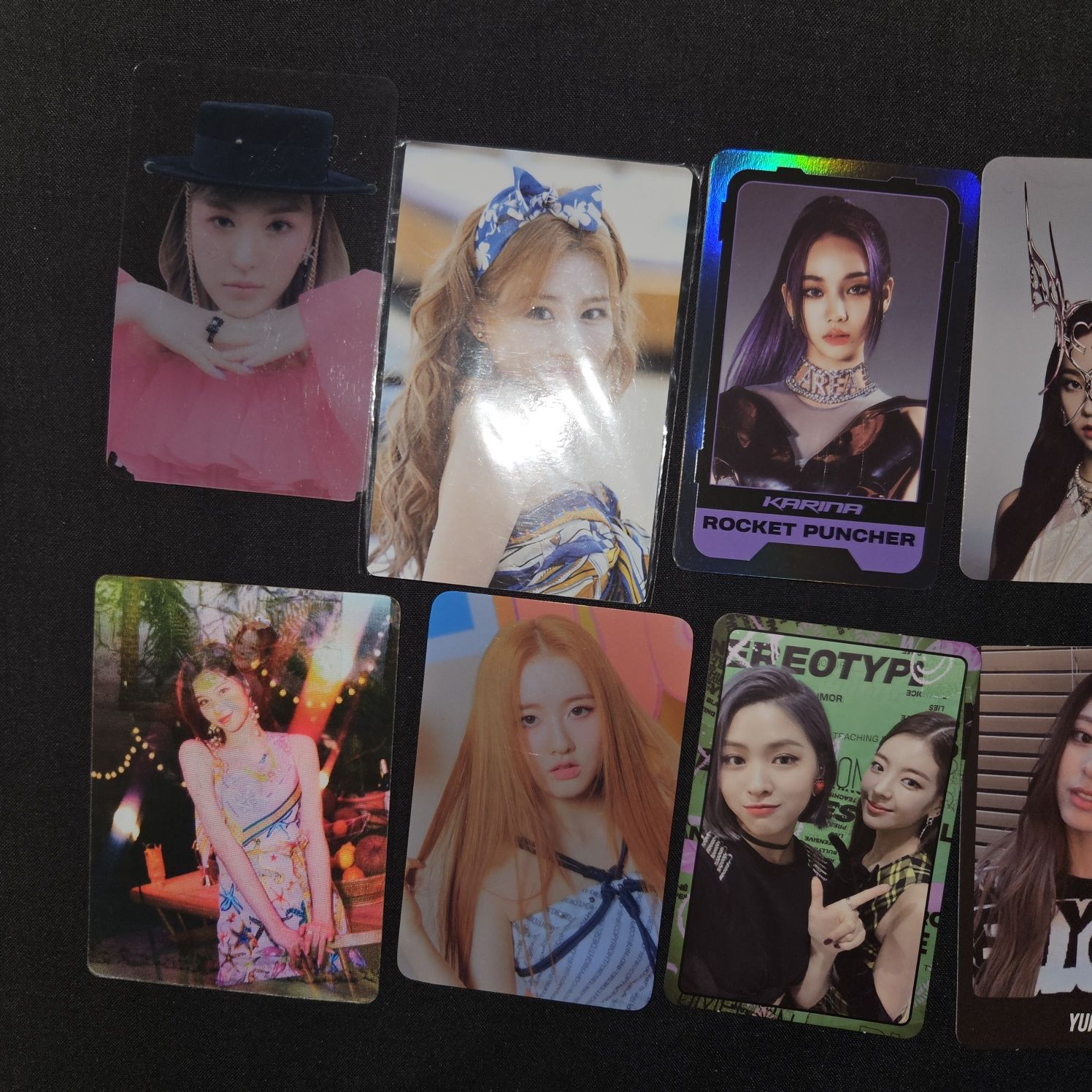 K-pop карта aespa Twice Stayc Red Velvet Itzy itzy teice red velvet