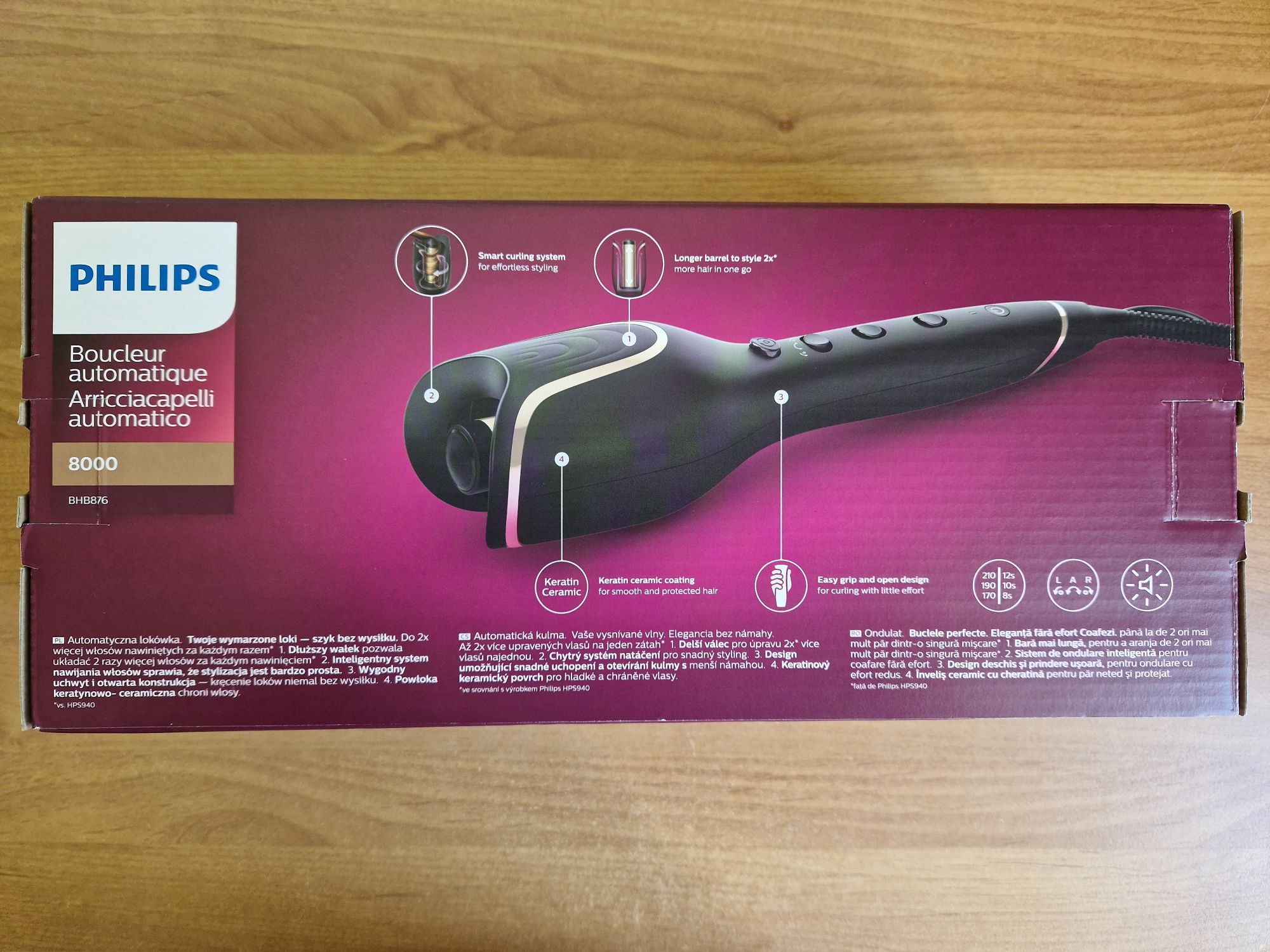 Lokówka automatyczna PHILIPS StyleCare Prestige BHB876/00