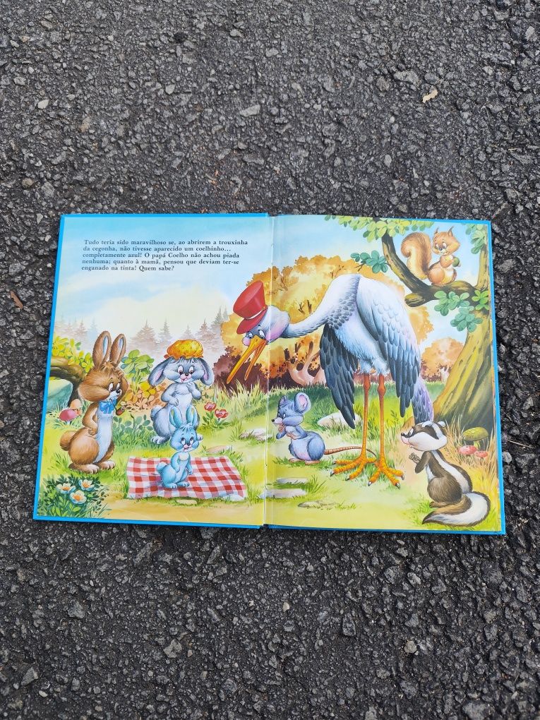 O coelhinho azul Banda desenhada