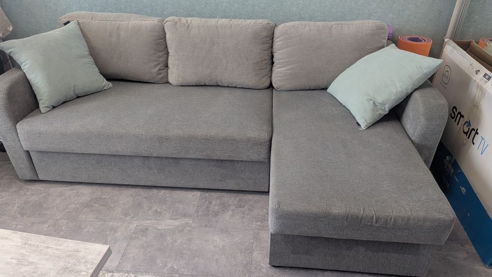 Диван кутовий Sofino Балтика сірий