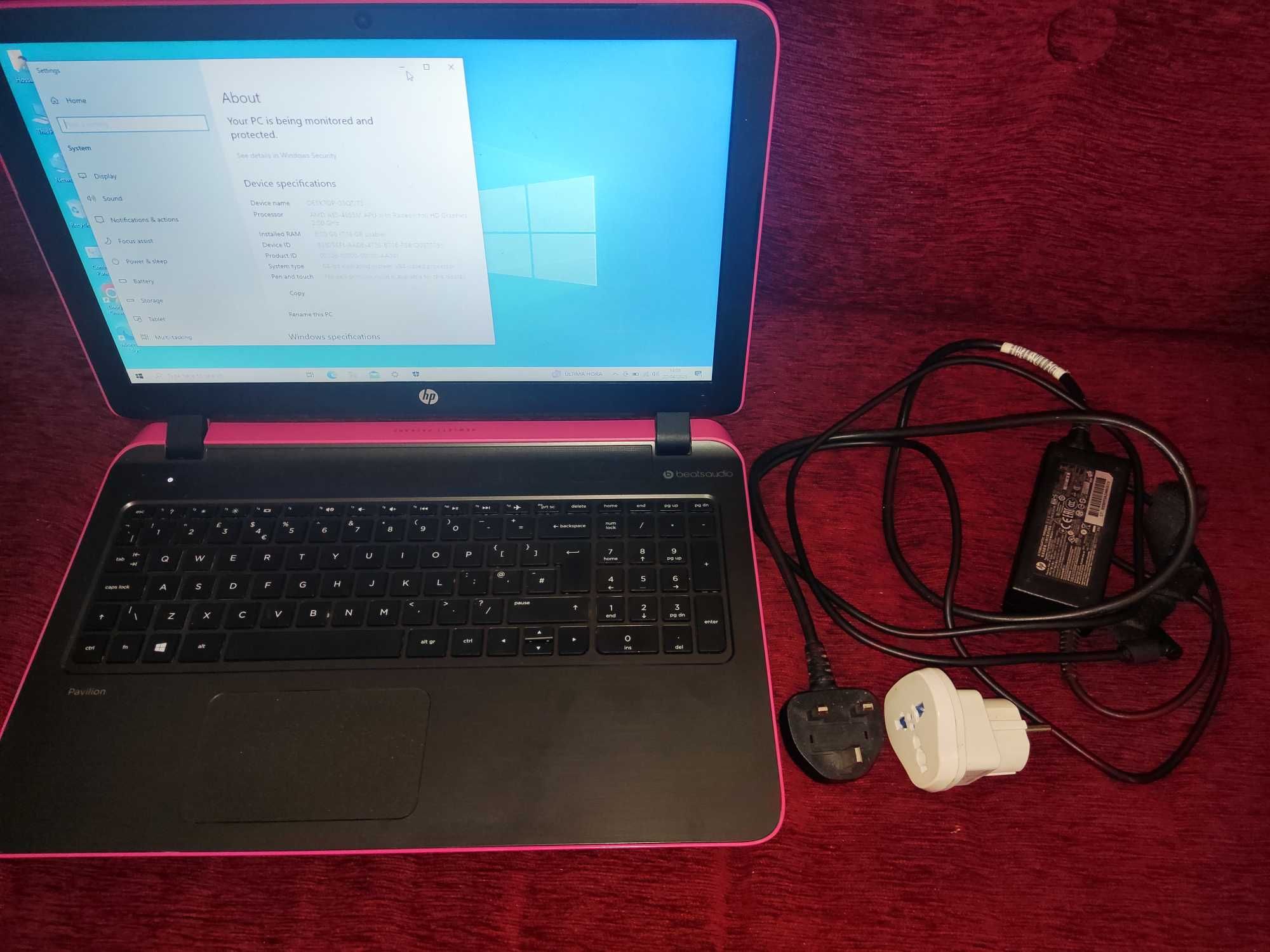 portátil Hp com carregador original