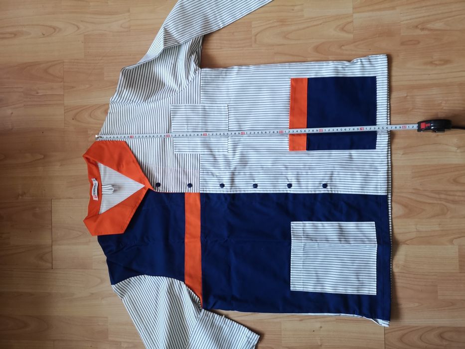 Bluza robocza kolorowa  gastronomia obwoźna  rozm.  54   dł. 76x66