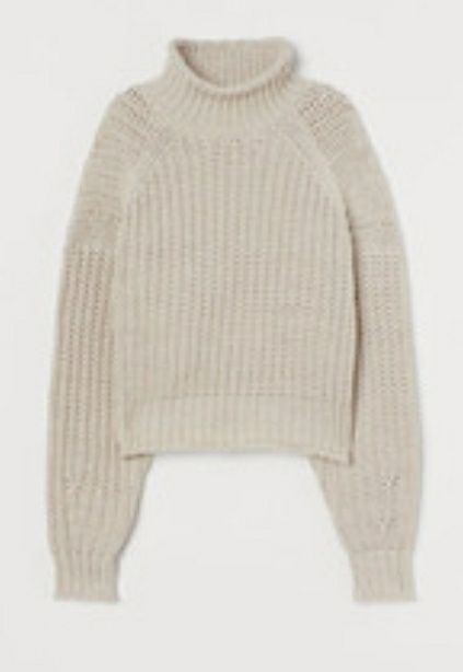Sweter H&M beżowy