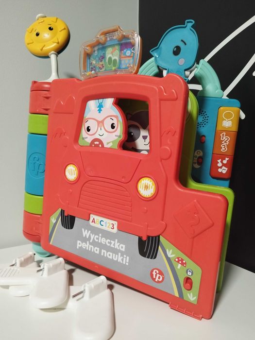 Książka edukacyjna Fisher Price.