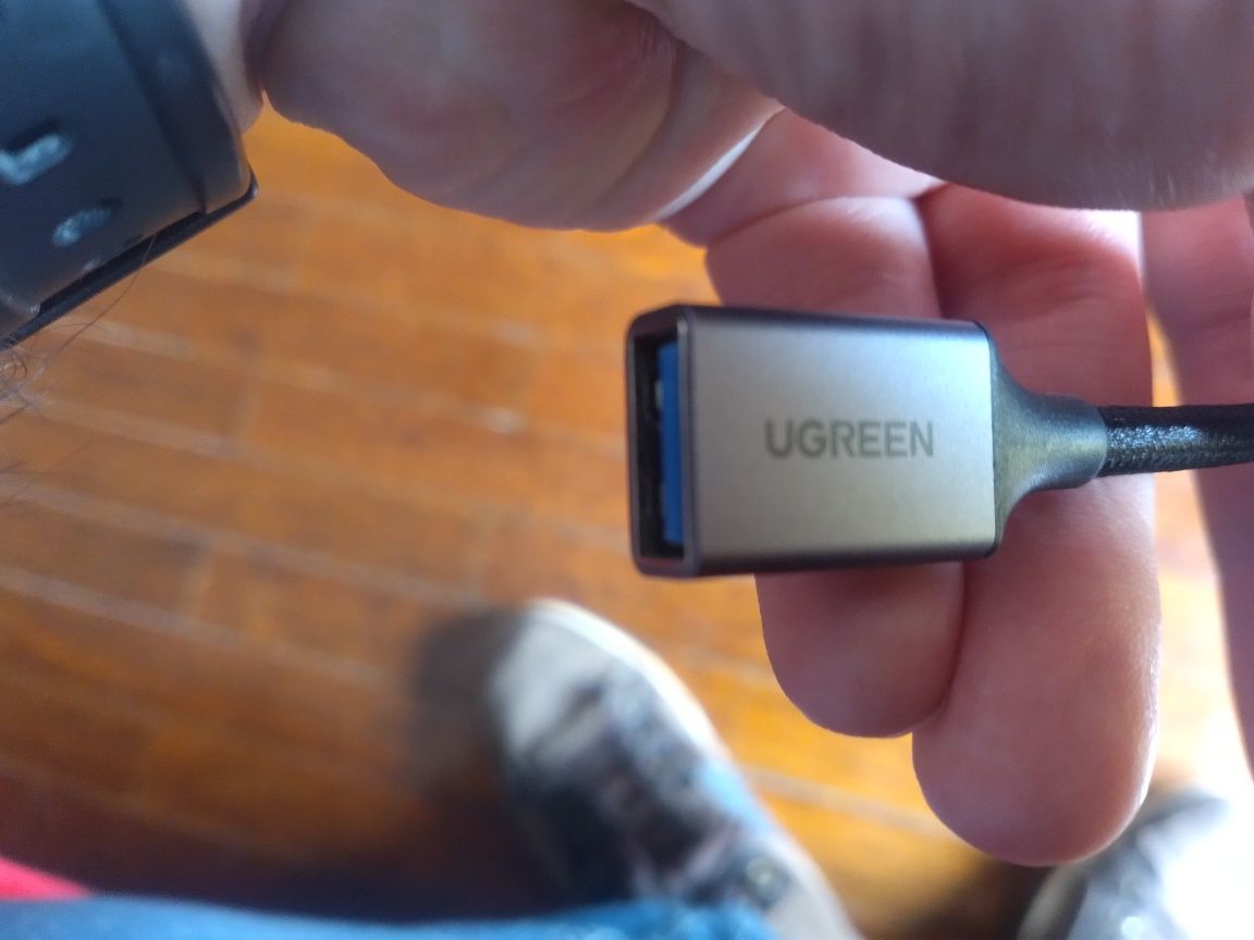 1 cabo OTG Novo USB A 3.0 para USB C da marca Ugreen