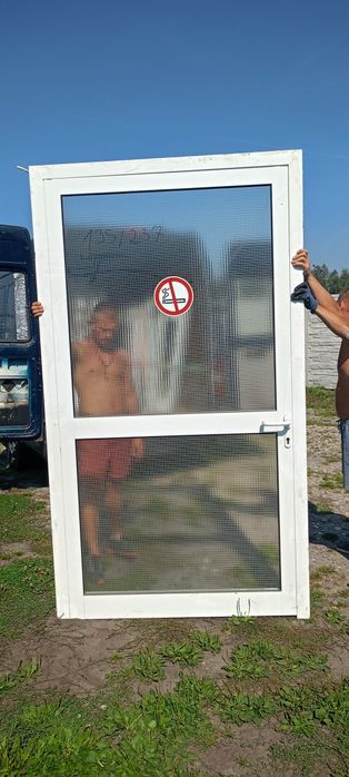 Drzwi aluminiowe używane z Niemiec super stan dostawa gratis cały Kraj