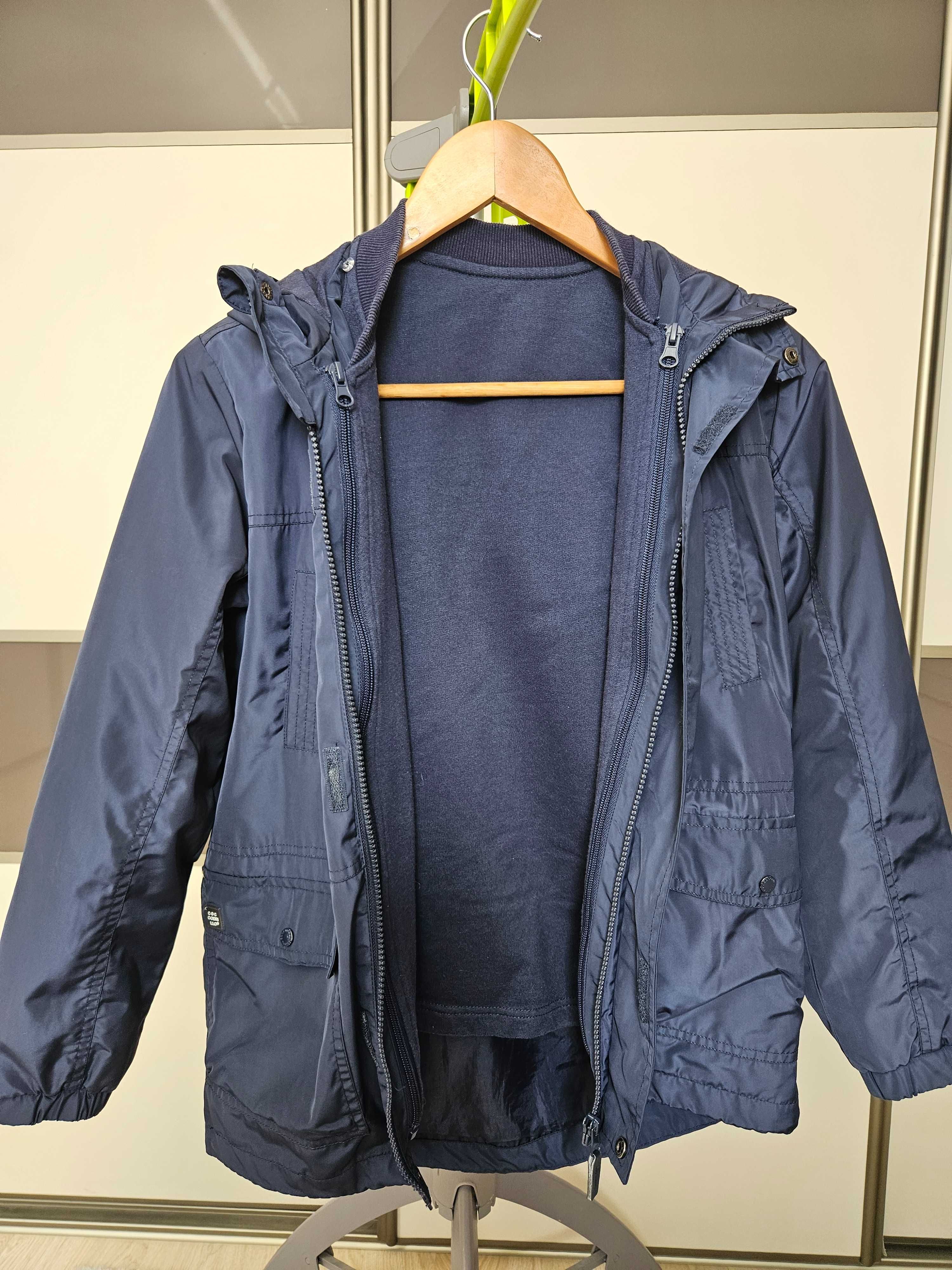 2w1 Kurtka przejsciowa + bluza Coccodrillo rozmiar 140