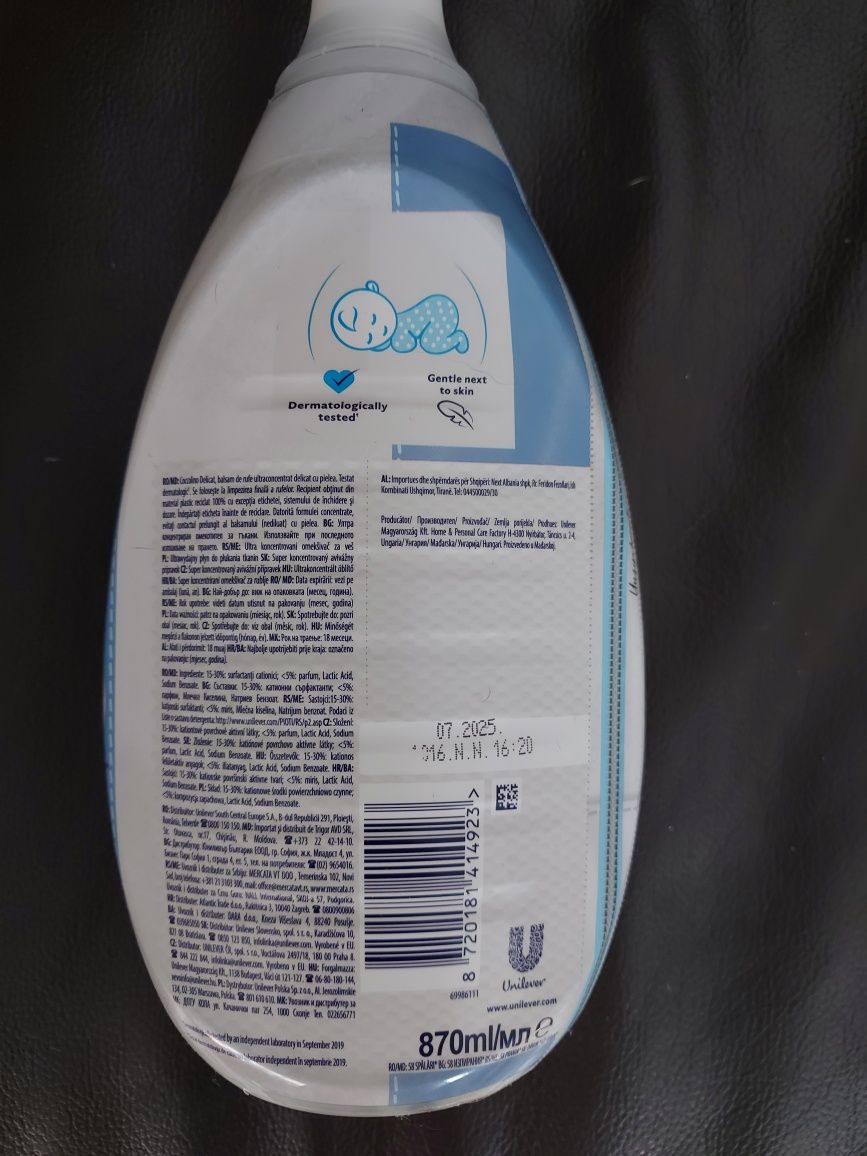 Coccolino Sensitive płyn do płukania ubrań dzieci NOWY