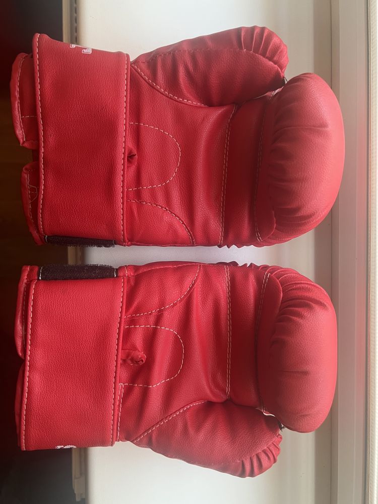 Боксерські рукавиці дитячі Senat 6 oz червоні ( вік 6-8)