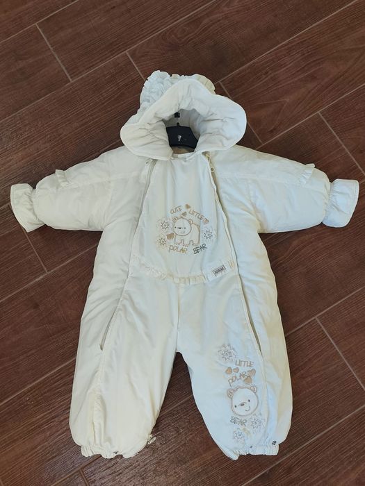 Дитячий зимовий комбінезон 74 80 см на дівчинку