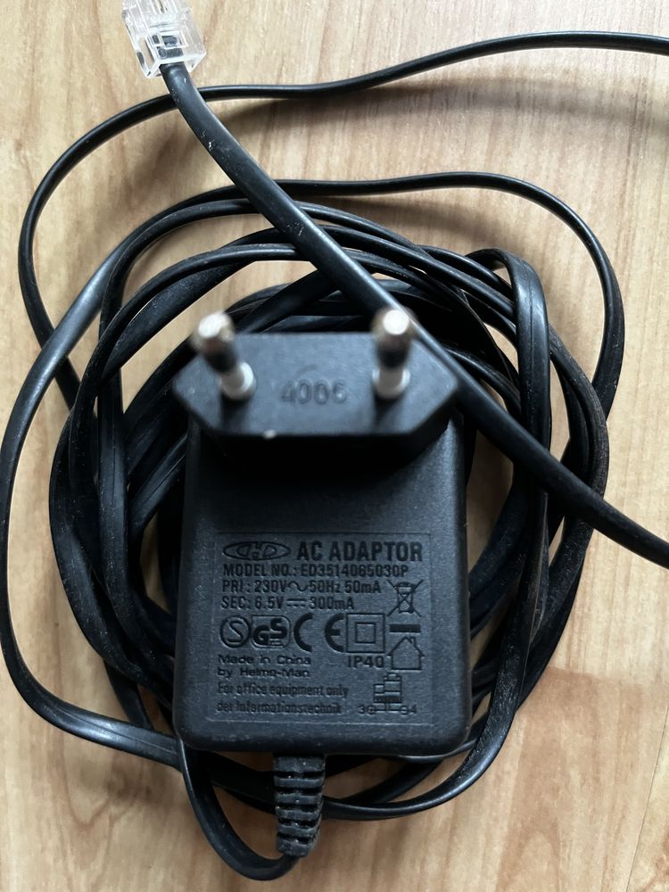 Zasilacz adapter do telefonu stacjonarnego