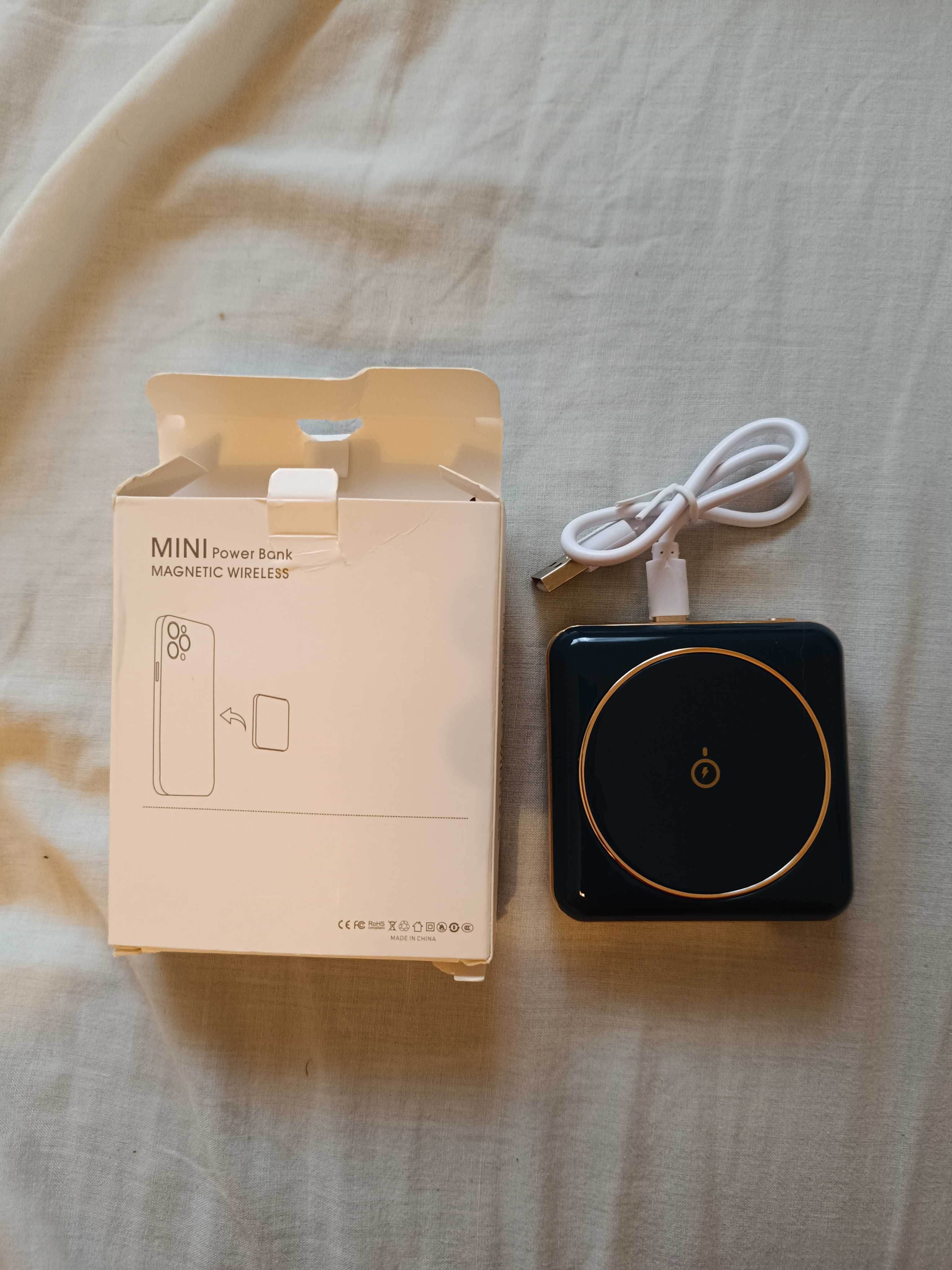 MiniPowerBank Sem fios 5000mah