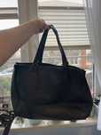 Torba czarna pojemna shopper