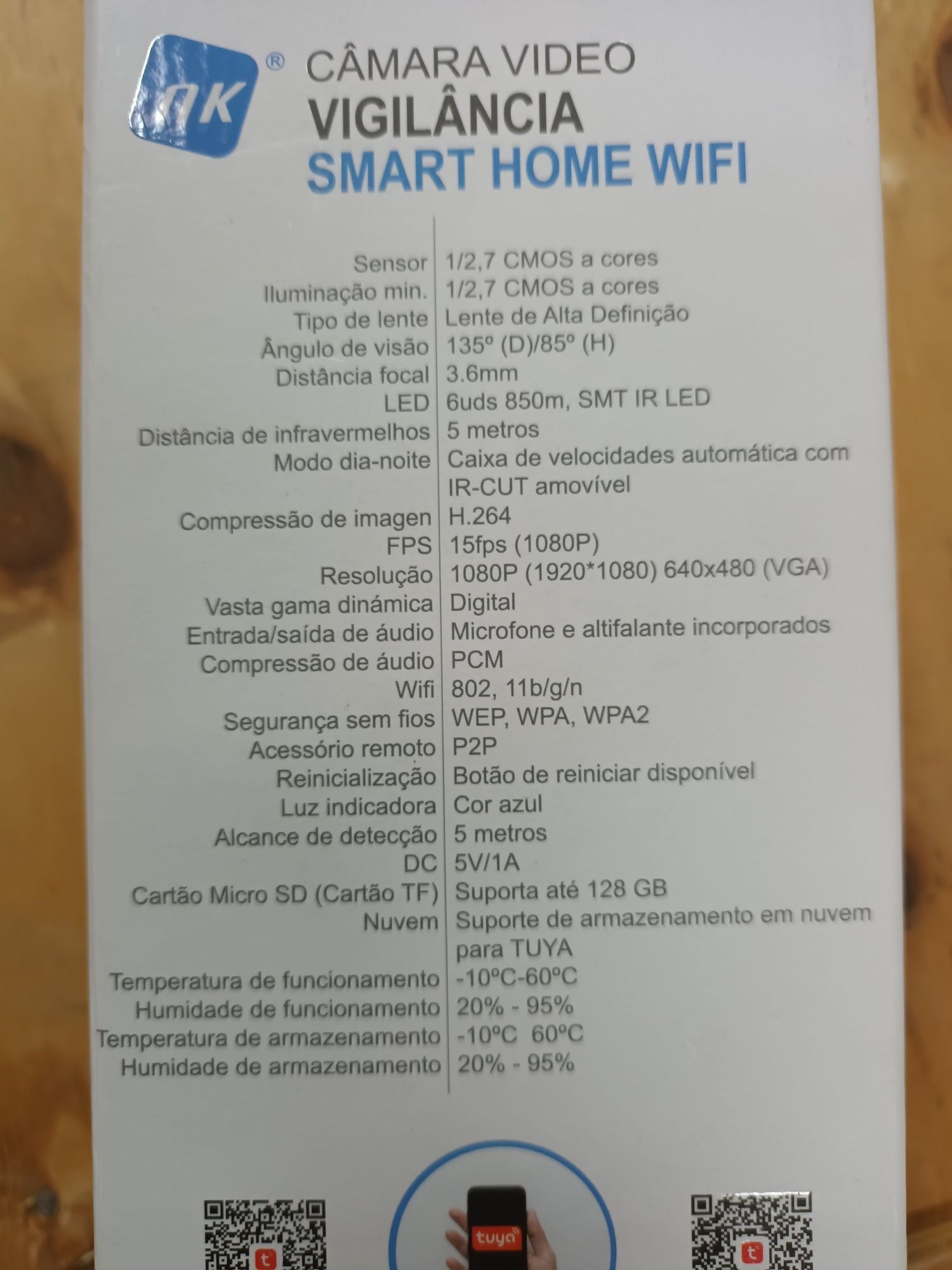 Nova - Câmara de Vigilância Smart Home Wifi