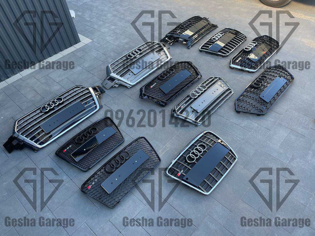 ТОП ЯКІСТЬ Решітки решетки audi ауді ауди a1a3a4a5a6a7a8q5q3q7s6rs4sq5