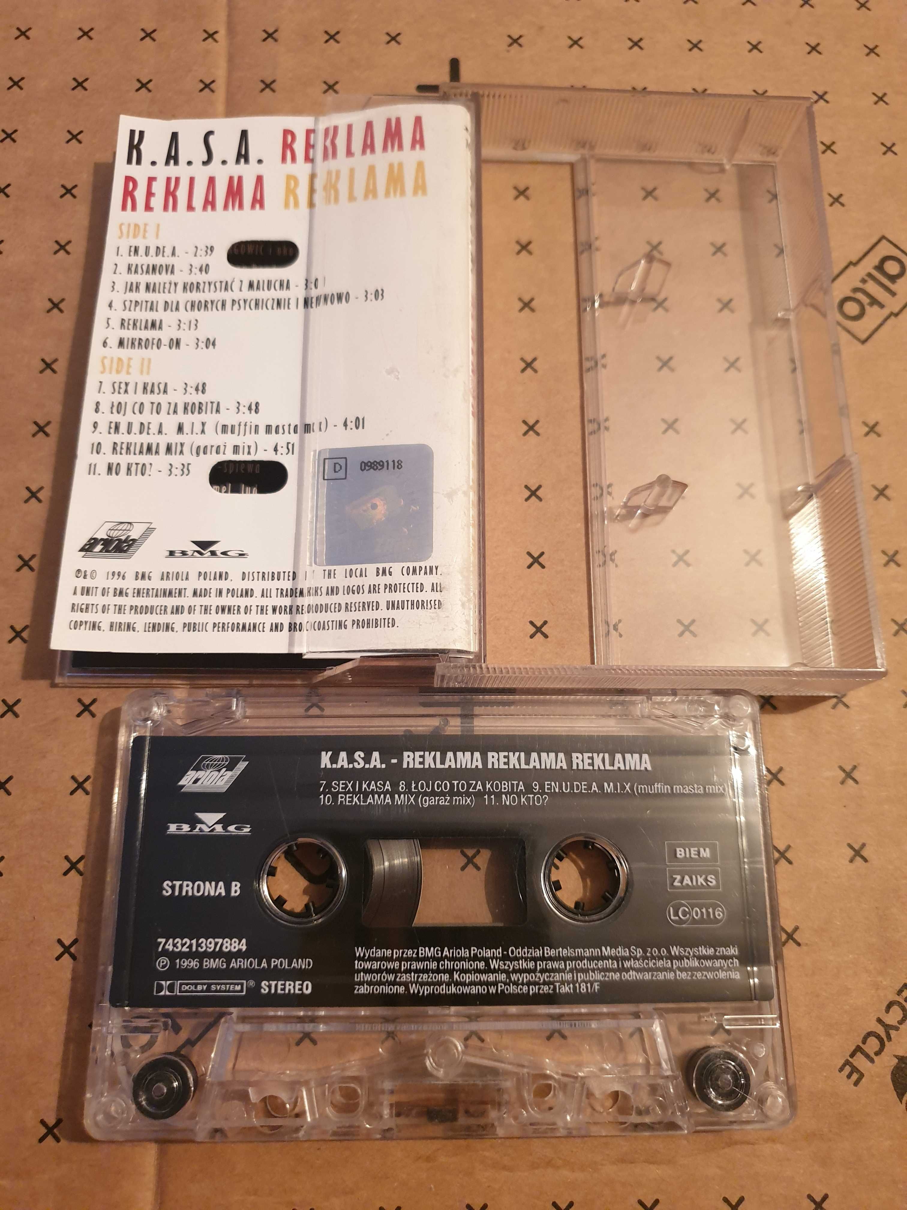 K.A.S.A. "Reklama Reklama Reklama" - kaseta mc