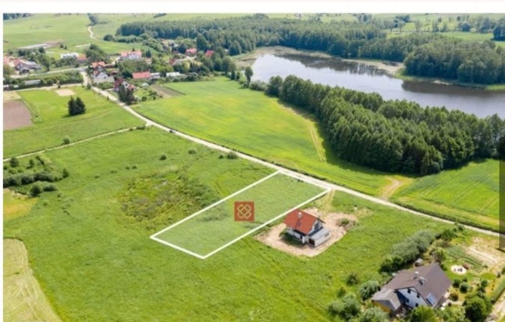 Działka budowlana uzbrojona Łomy gm. Jonkowo 1257m2