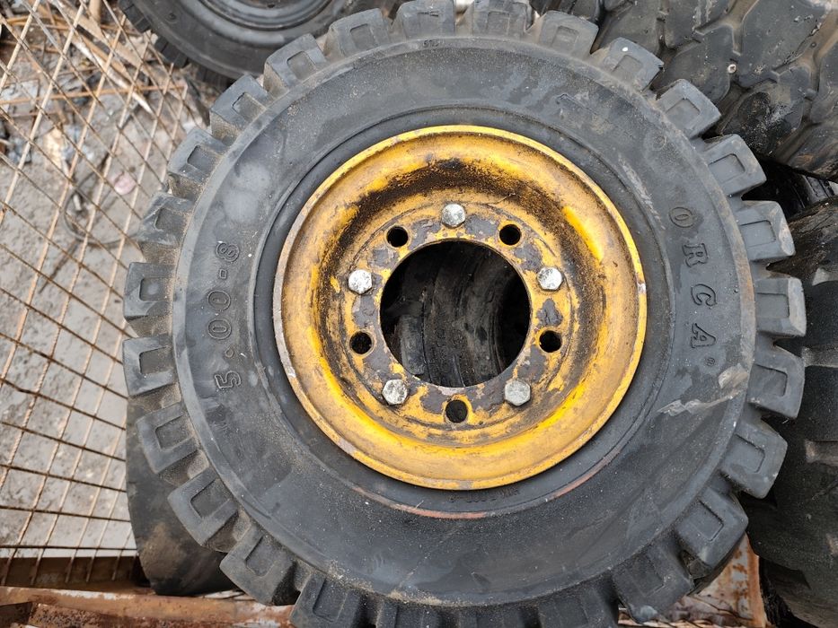 Opona pełna koło 5.00-8 wózek widłowy