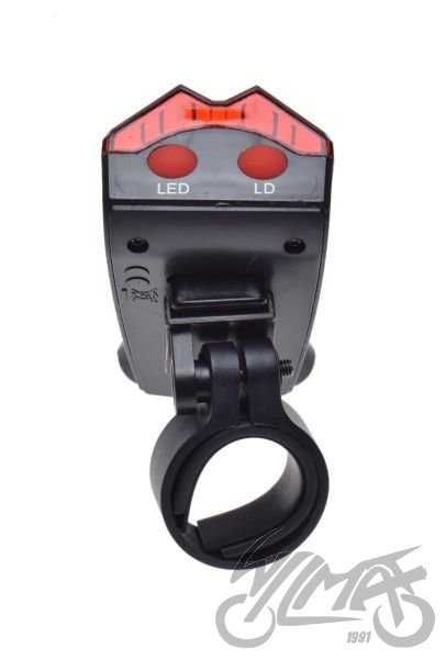 LAMPA Rowerowa Tył Led + Laser