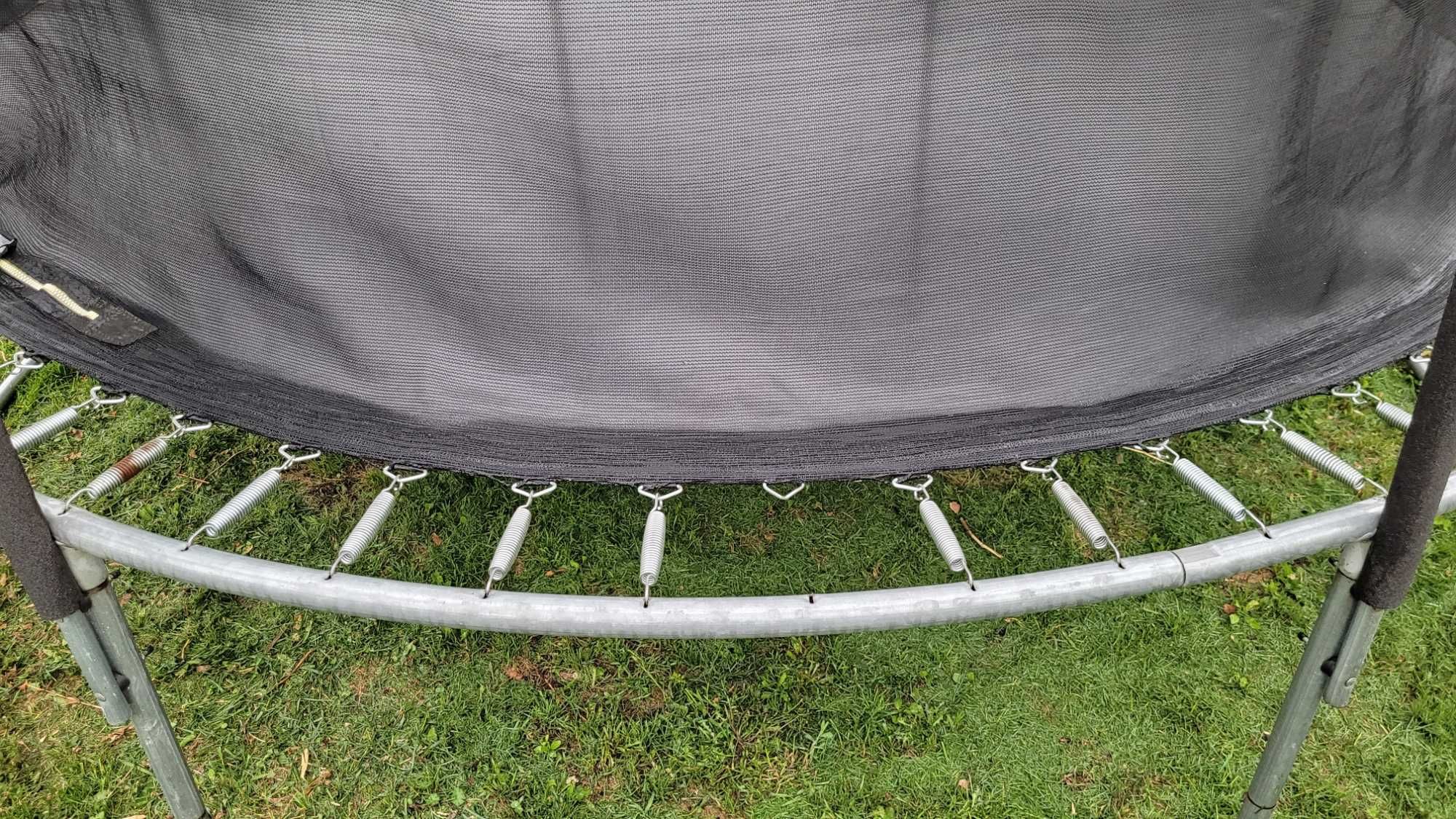 Duża trampolina z siatką ok 370 cm dla dzieci do ogrodu