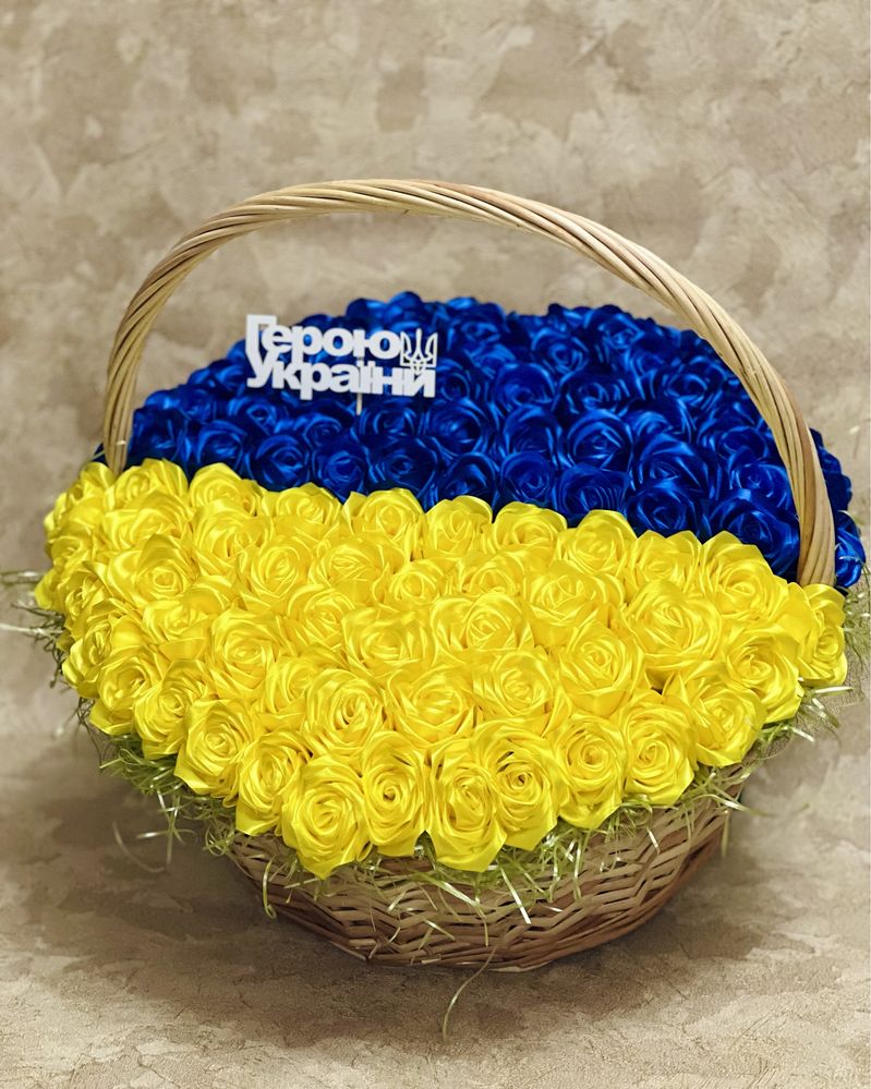 Продам букети з атласних стрічок та мила
