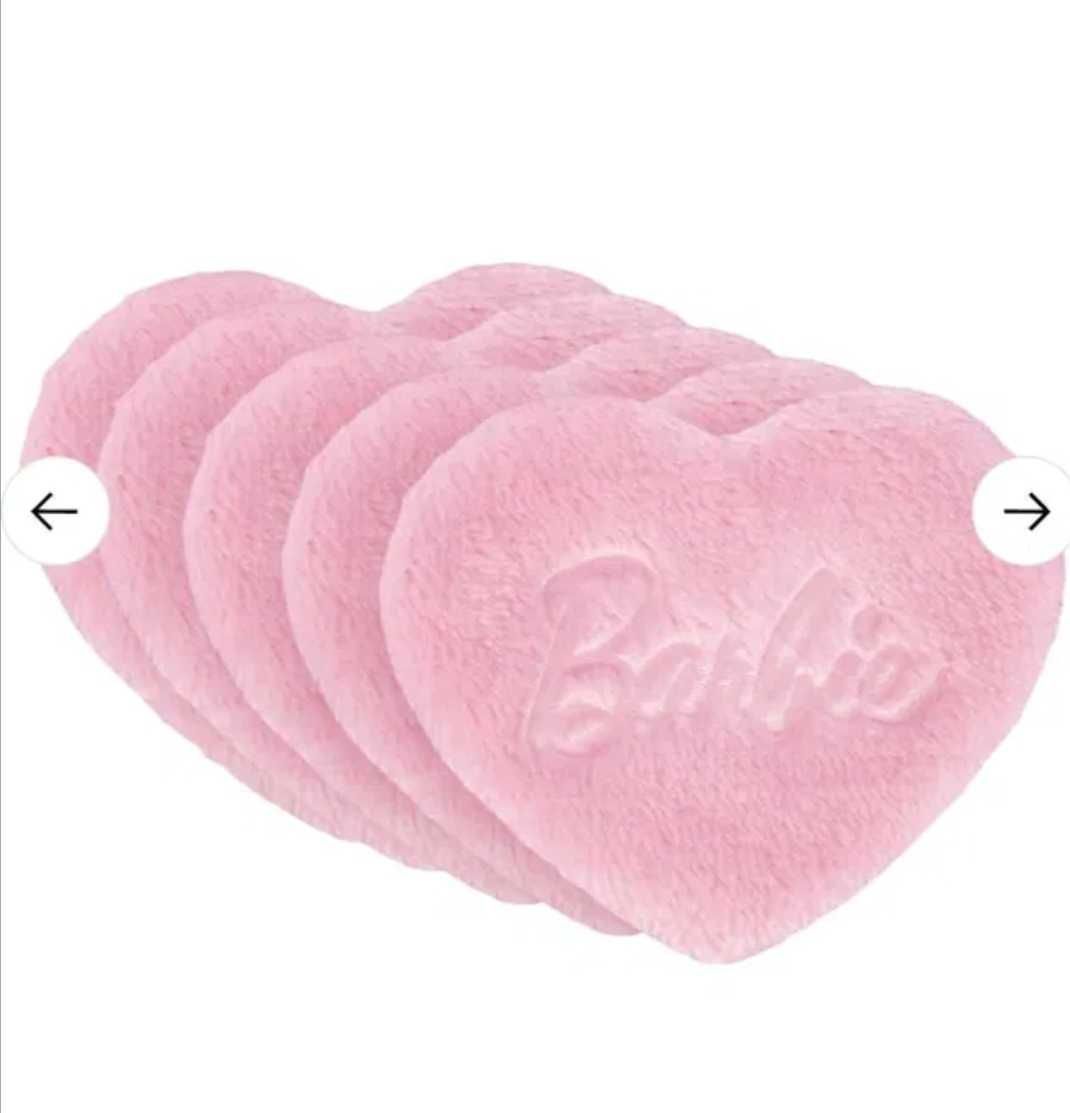 Nowe Wielorazowe płatki do demakijażu GLOV Barbie