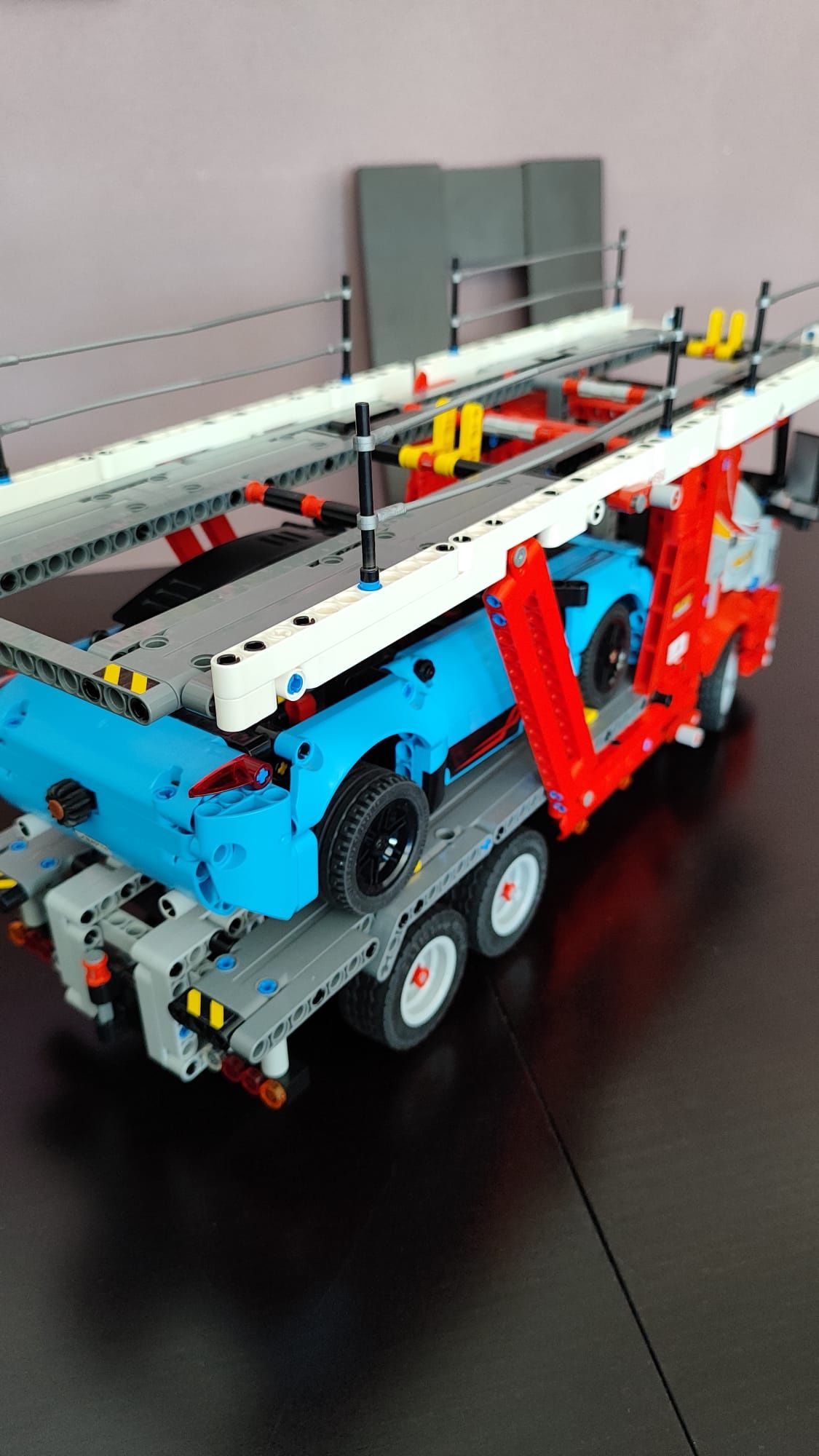 LEGO technic 42098 auto laweta, klocki 100%, pudło, instrukcja